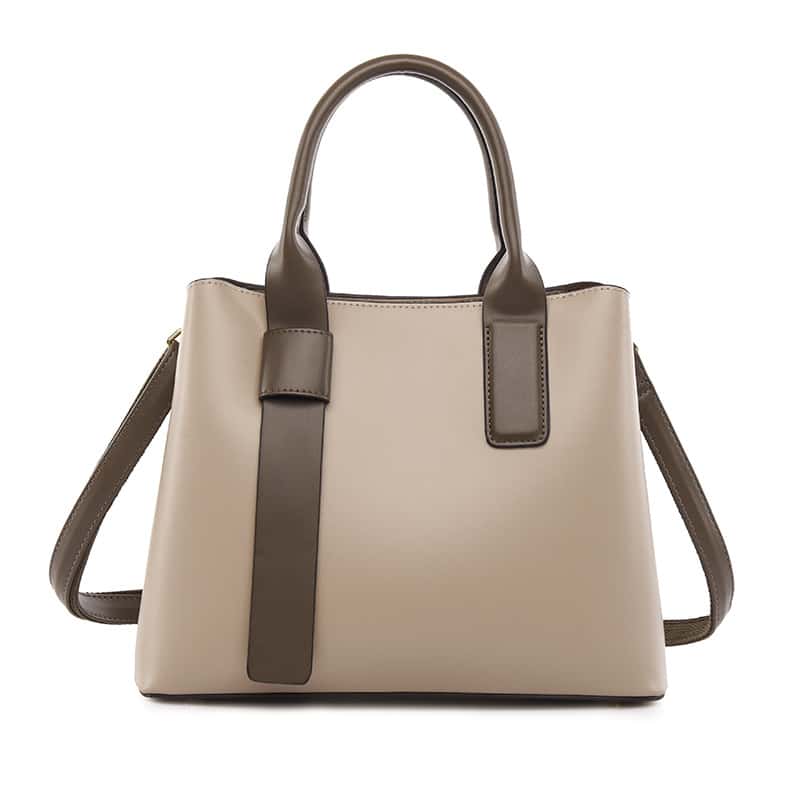 Ladies' handbag, colour-block design, stylish shoulder bag