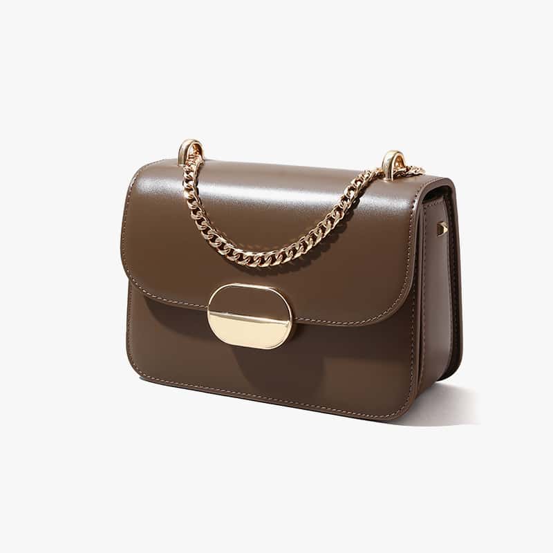 Hong Kong-inspired Women's Fashion Single-Shoulder Square Clutch Trendy Compact Handbag