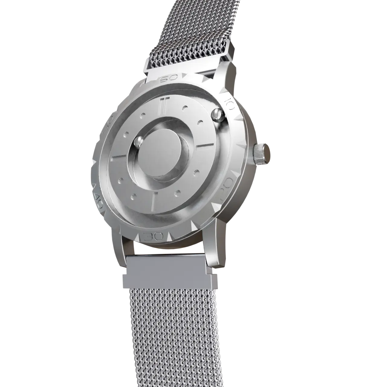 Komet Silver mesh magnetic silver