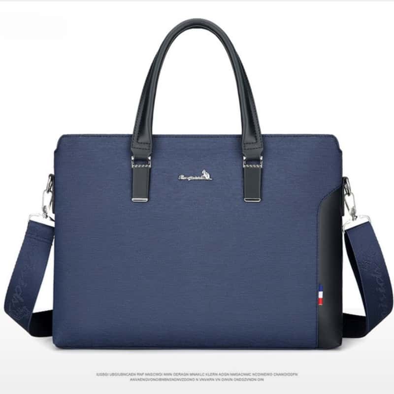 Men's large-capacity briefcase shoulder crossbody bag business handbag business trip will be computer bag file bag