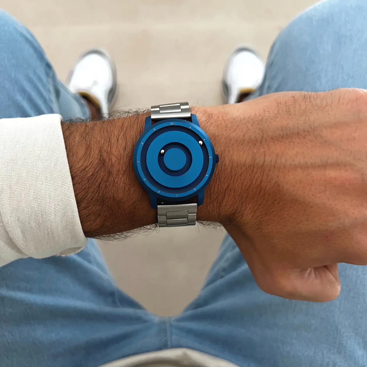 Jupiter Blue steel silver