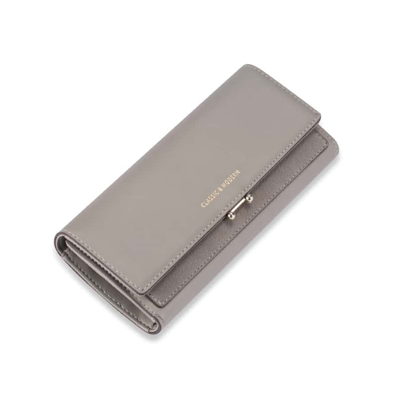 New long women's wallet wholesale European and American retro large capacity three-fold female handbag purse Tailian
