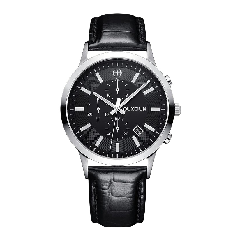 High-grade men's business waterproof watch steel sports wristwatch