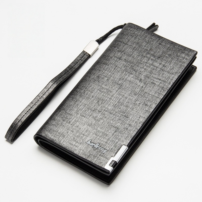 men's long wallet multifunctional zipper clutch European and American men's handbag wholesale factory spot