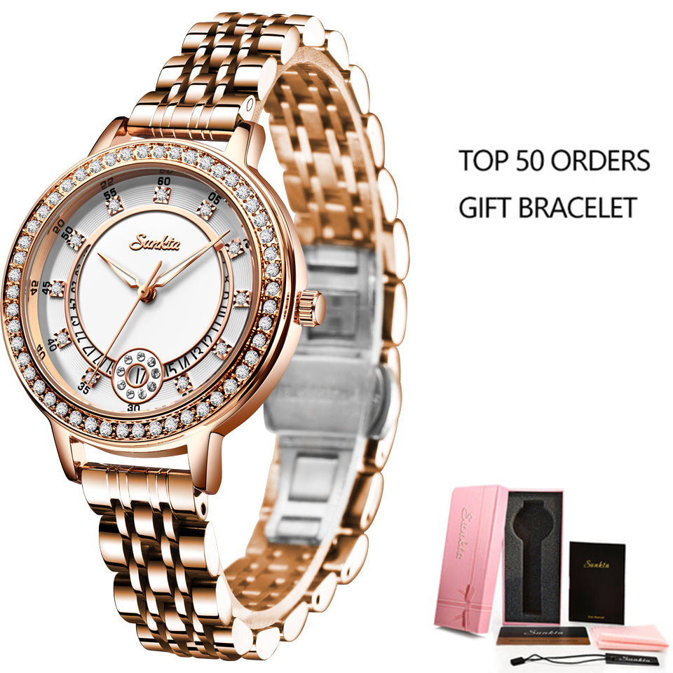 Women's Diamond Bracelet Watch