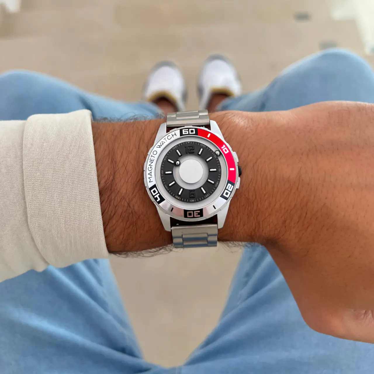 Uranus Red steel silver
