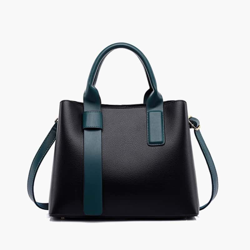 Ladies' handbag, colour-block design, stylish shoulder bag