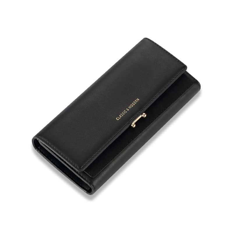 New long women's wallet wholesale European and American retro large capacity three-fold female handbag purse Tailian